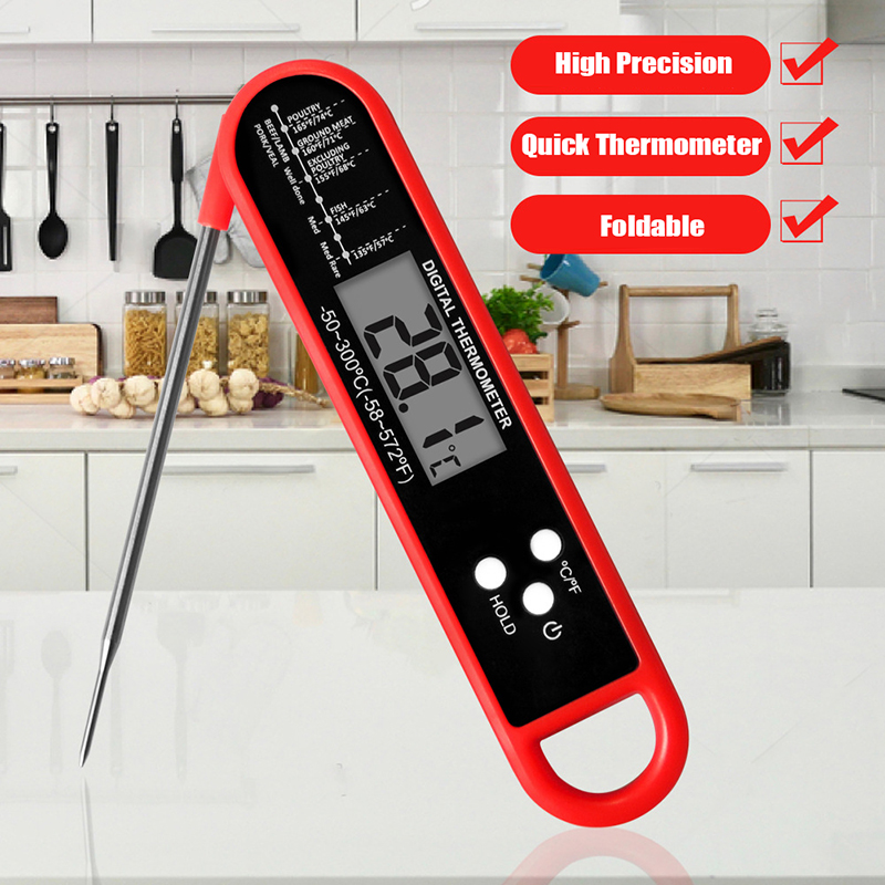 Digital Thermometer Probe - ميزان حرارة رقمي قابل للطي للحوم