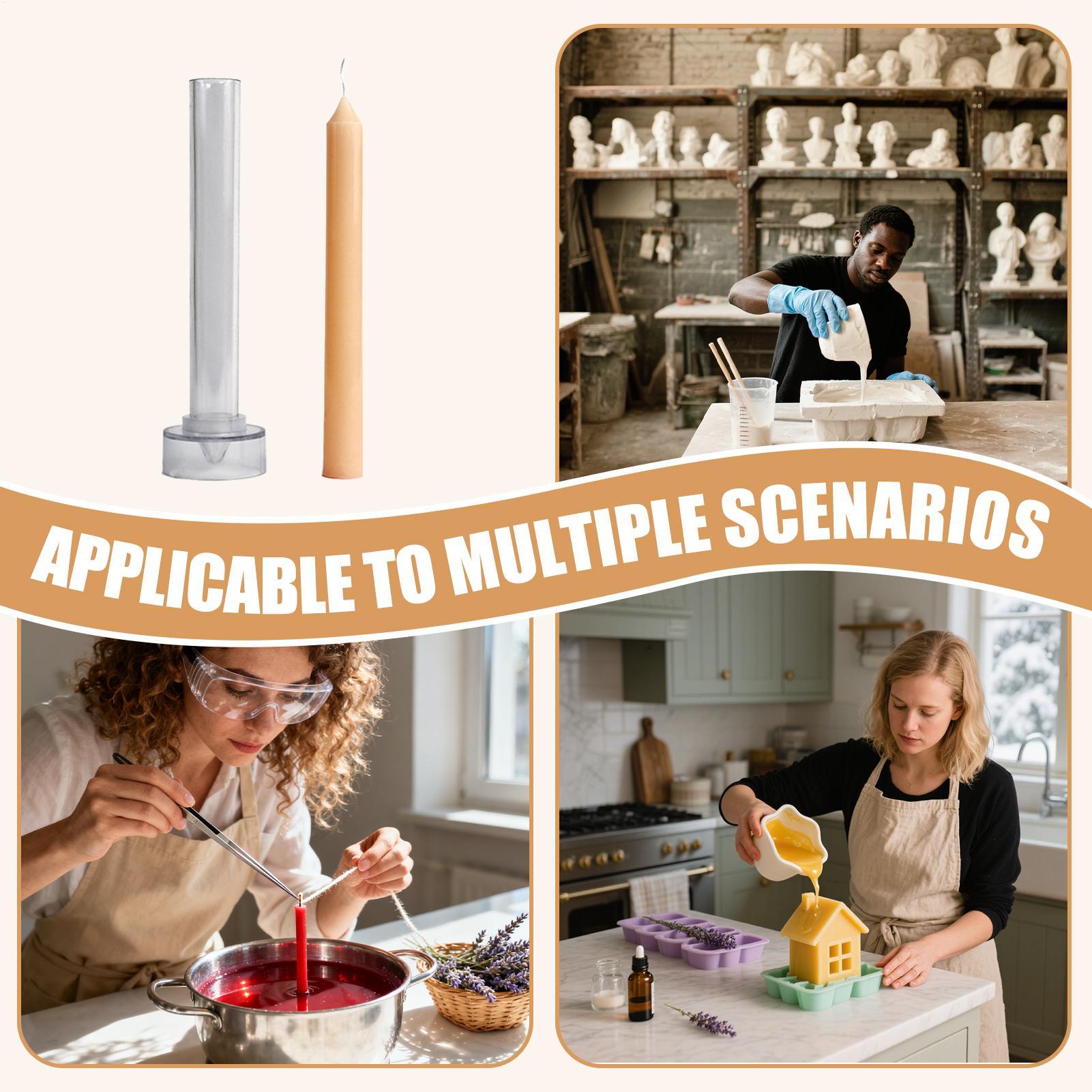 Candle Supplies Beeswax - قالب شمع مستدق شمع العسل قالب