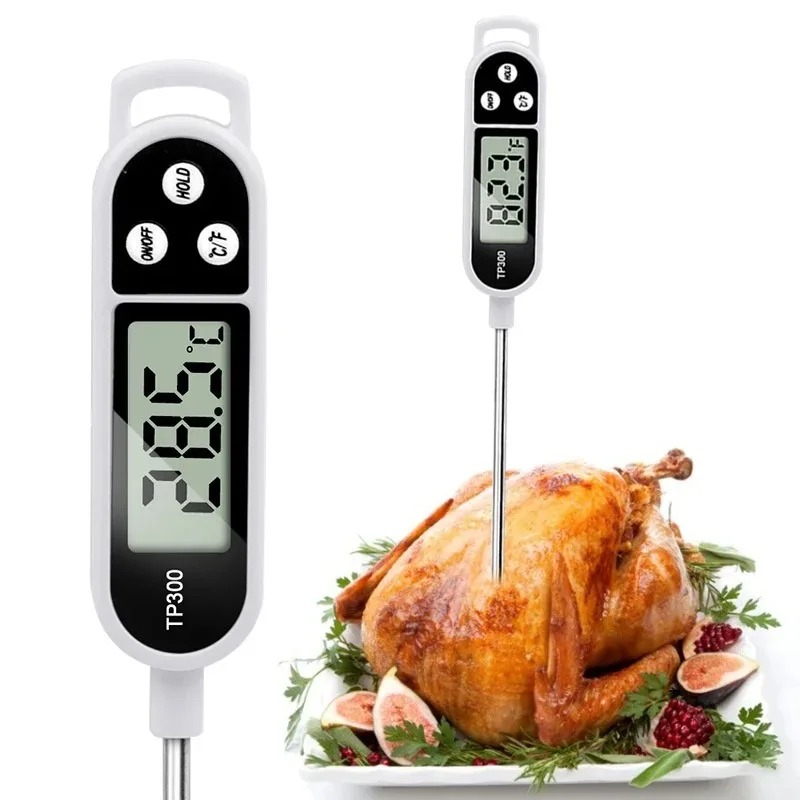 Digital Thermometer Probe - مسبار من الفولاذ المقاوم للصدأ لطهي