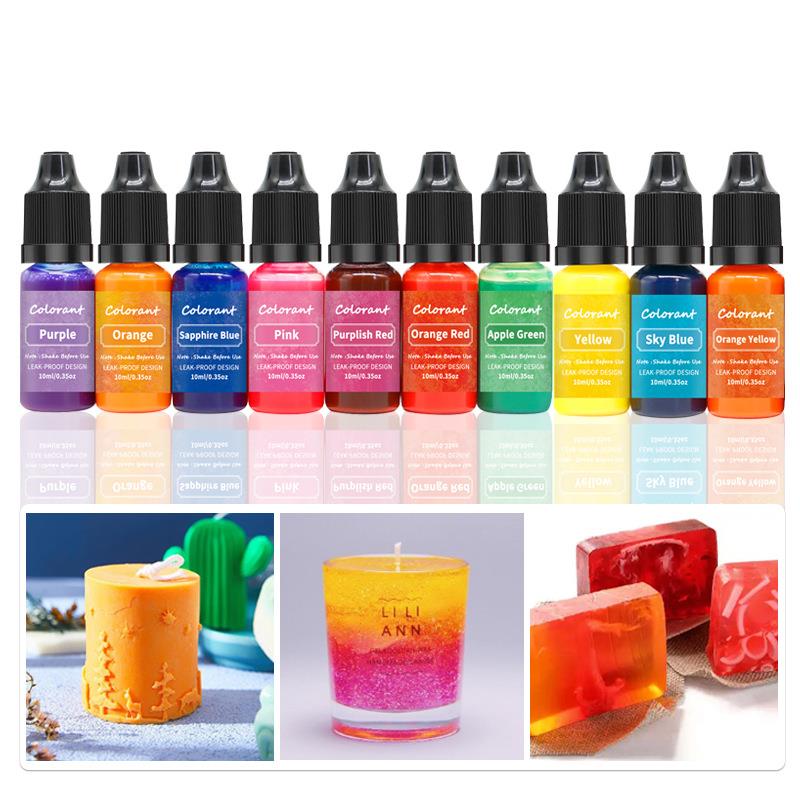 Candle Supplies Beeswax - تلوين صبغة الشمع ، شمع الصويا
