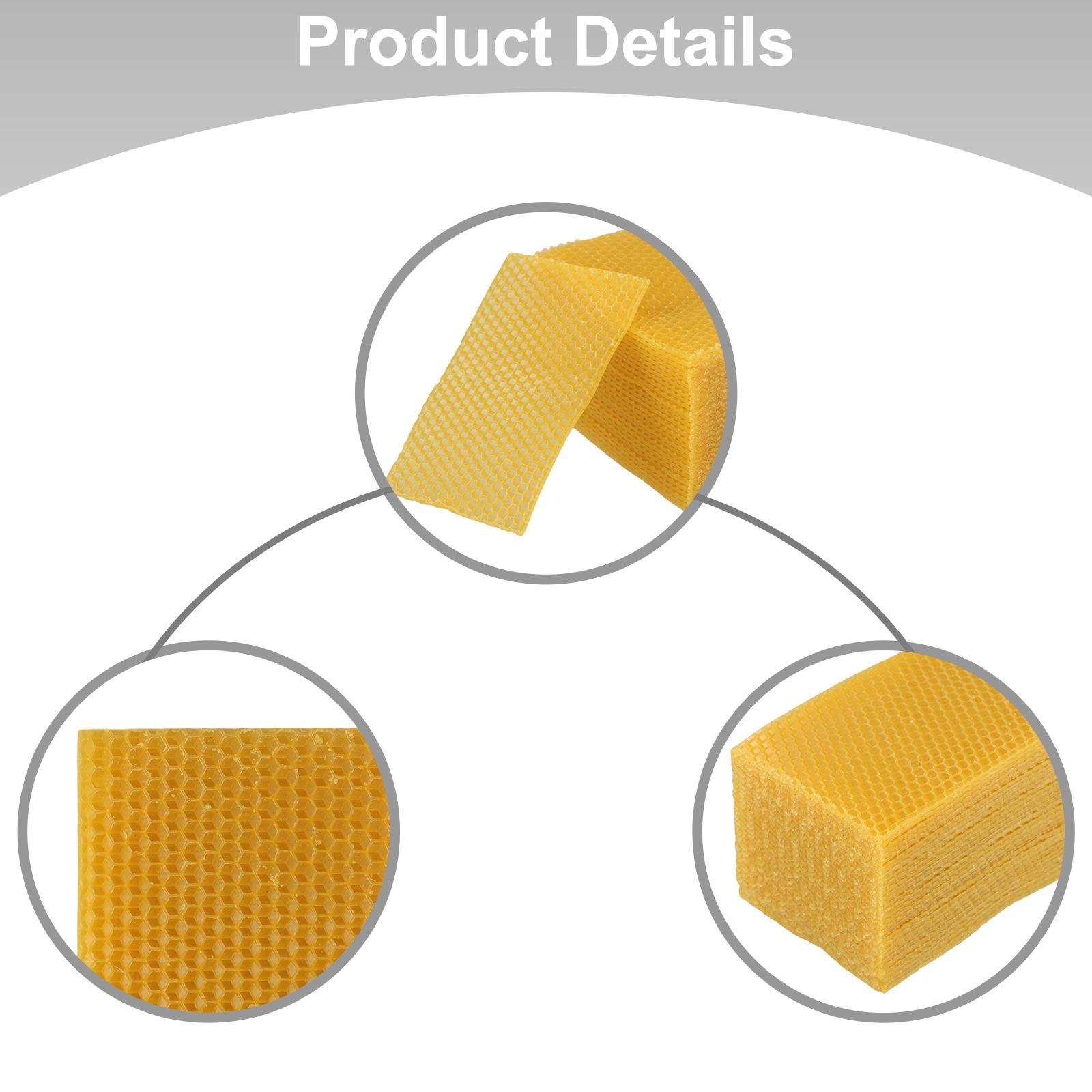 Candle Supplies Beeswax - ألواح شمع العسل لأساسات خلايا النحل،