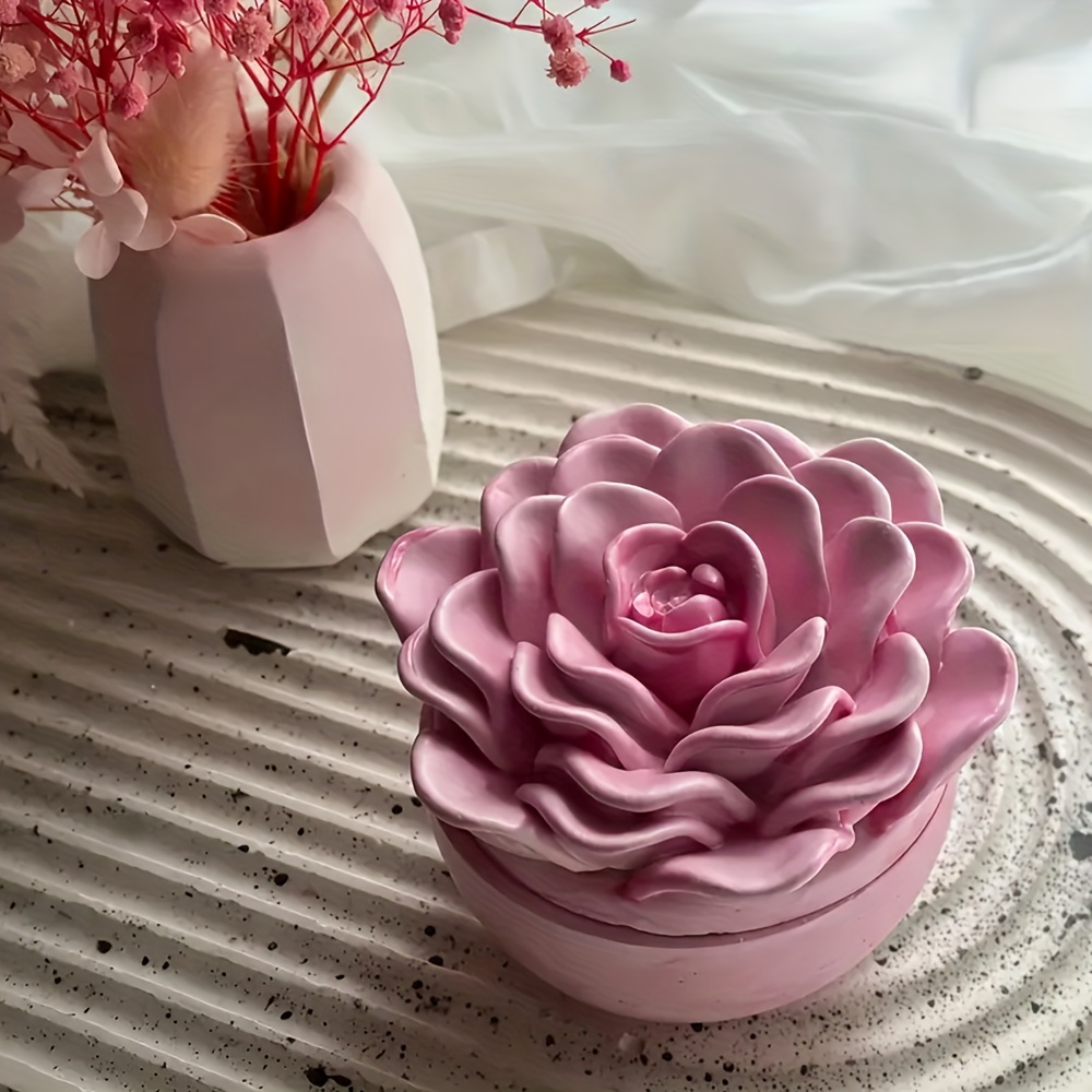 قوالب سيليكون للراتنج الزهري،  - مراجعة Candle Supplies Jars وسعره