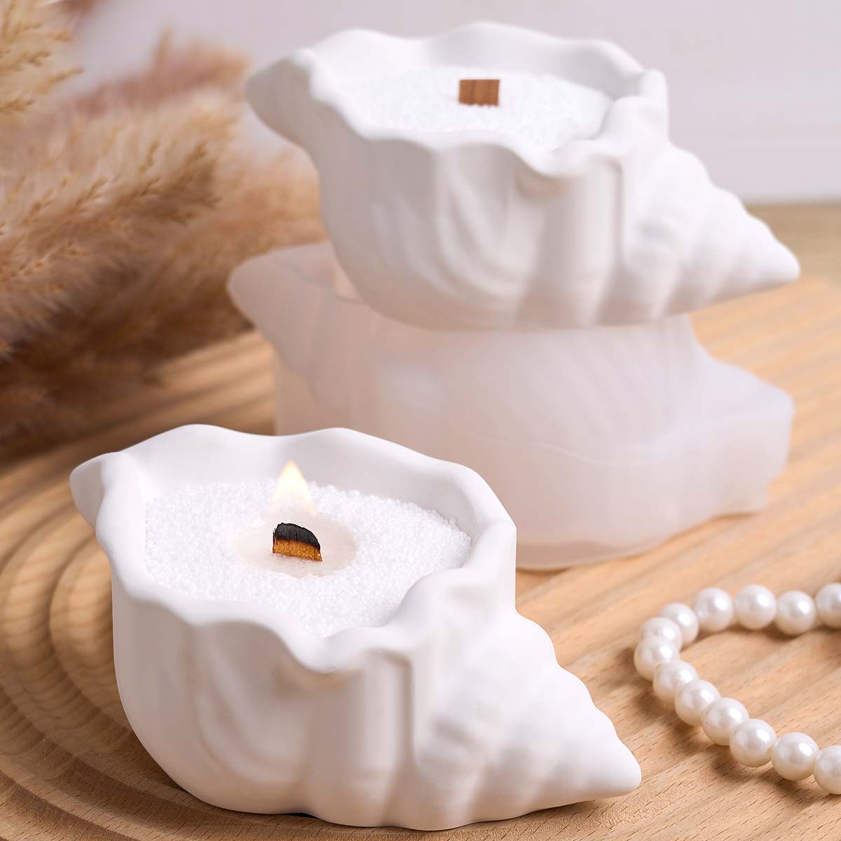 محارة شمعة جرة قالب من السيليك - مراجعة Candle Supplies Jars وسعره