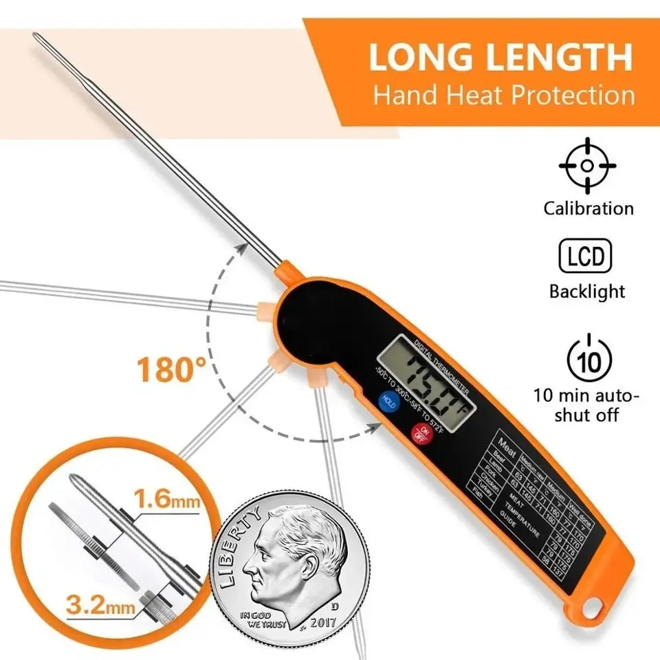 ميزان حرارة رقمي للمطبخ للبيع  - مراجعة Digital Thermometer Probe وسعره