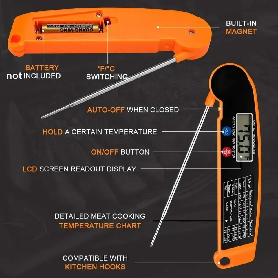 ميزان حرارة رقمي للمطبخ للبيع  - مراجعة Digital Thermometer Probe وسعره