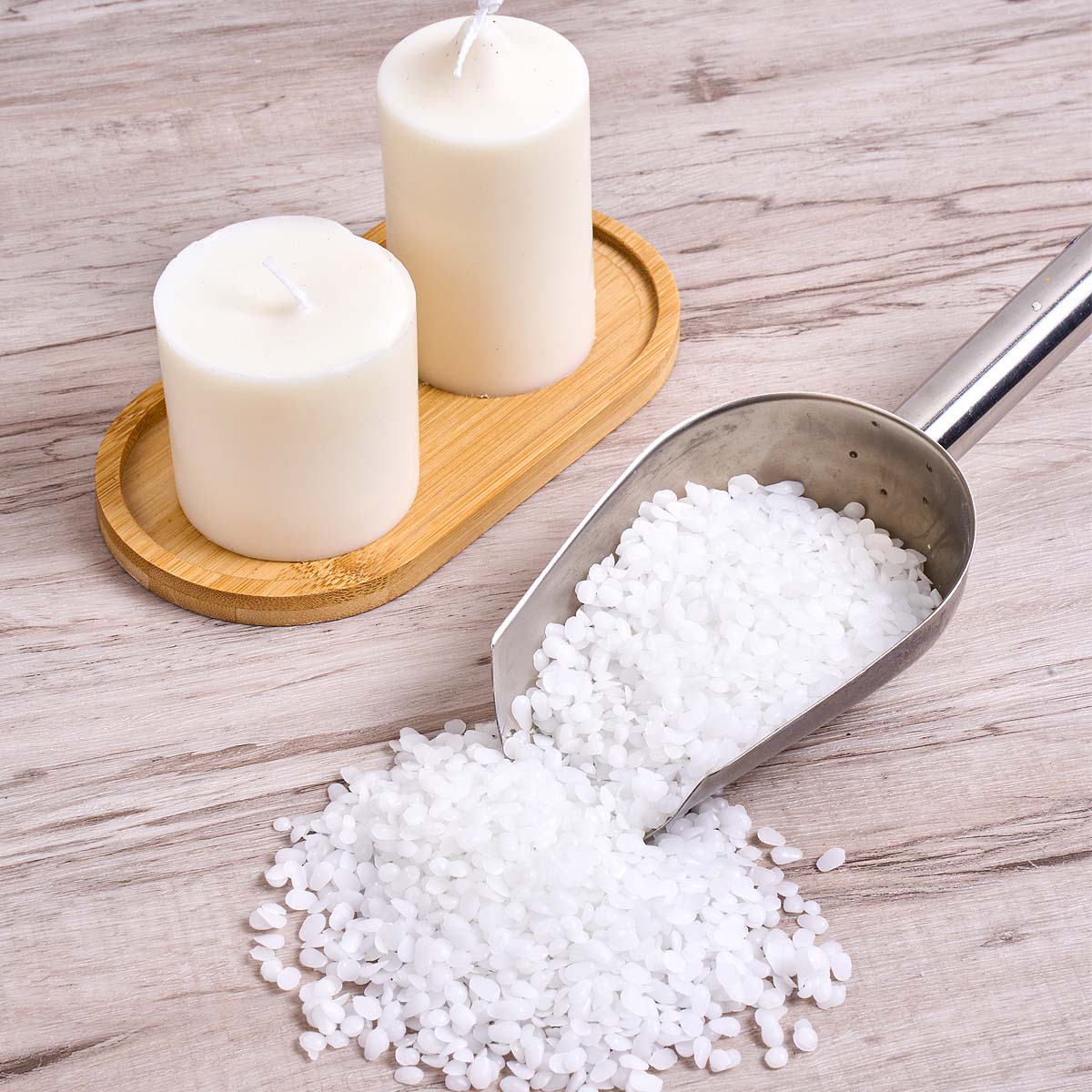 شمع العسل الأبيض حقيبة حبيبية  - مراجعة Candle Supplies Beeswax وسعره