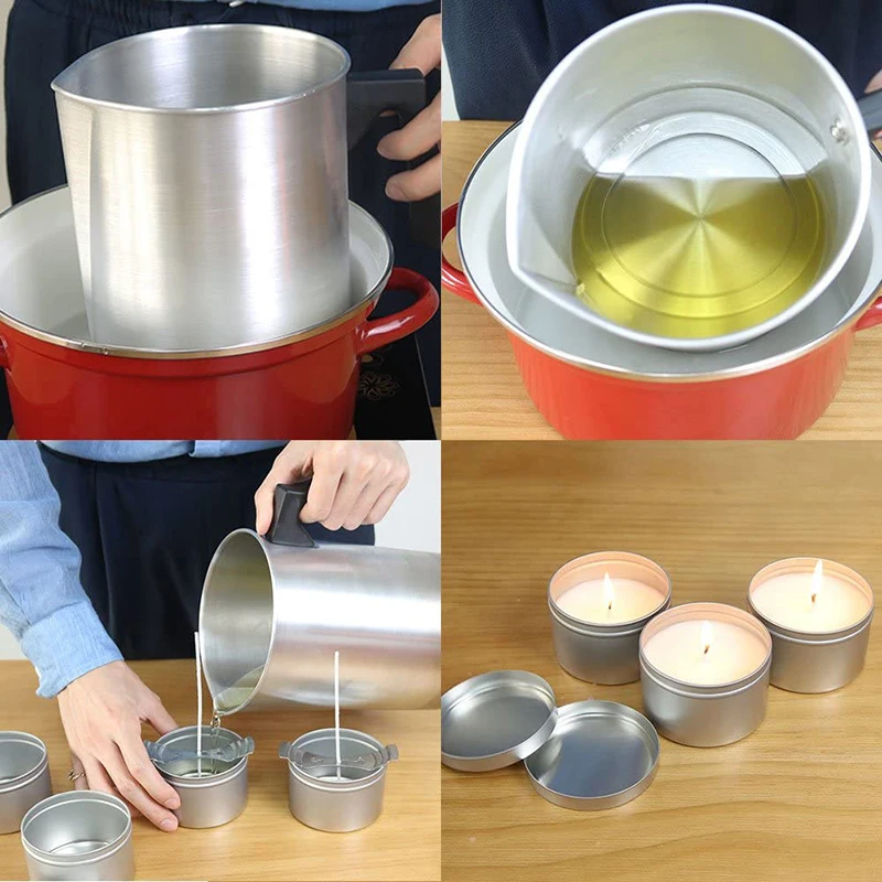 مجموعة مستلزمات صناعة الشموع D - مراجعة Candle Supplies Jars وسعره