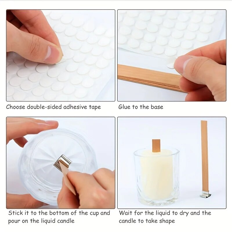 30 قطعة فتيل شمعة خشبية عالية  - مراجعة Candle Supplies Beeswax وسعره