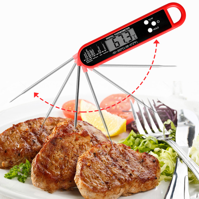 ميزان حرارة رقمي قابل للطي للح - مراجعة Digital Thermometer Probe وسعره