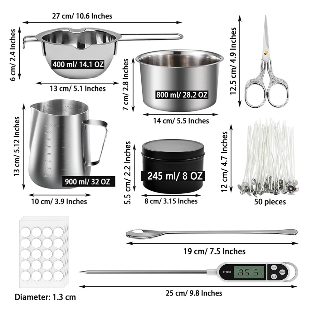 مجموعة صناعة الشموع Glintmos D - مراجعة Candle Making Supplies Usa وسعره
