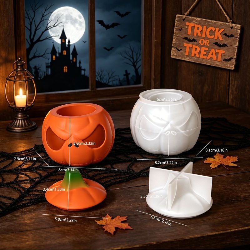 طقم من وعاءين لتخزين اليقطين م - مراجعة Candle Supplies Jars وسعره