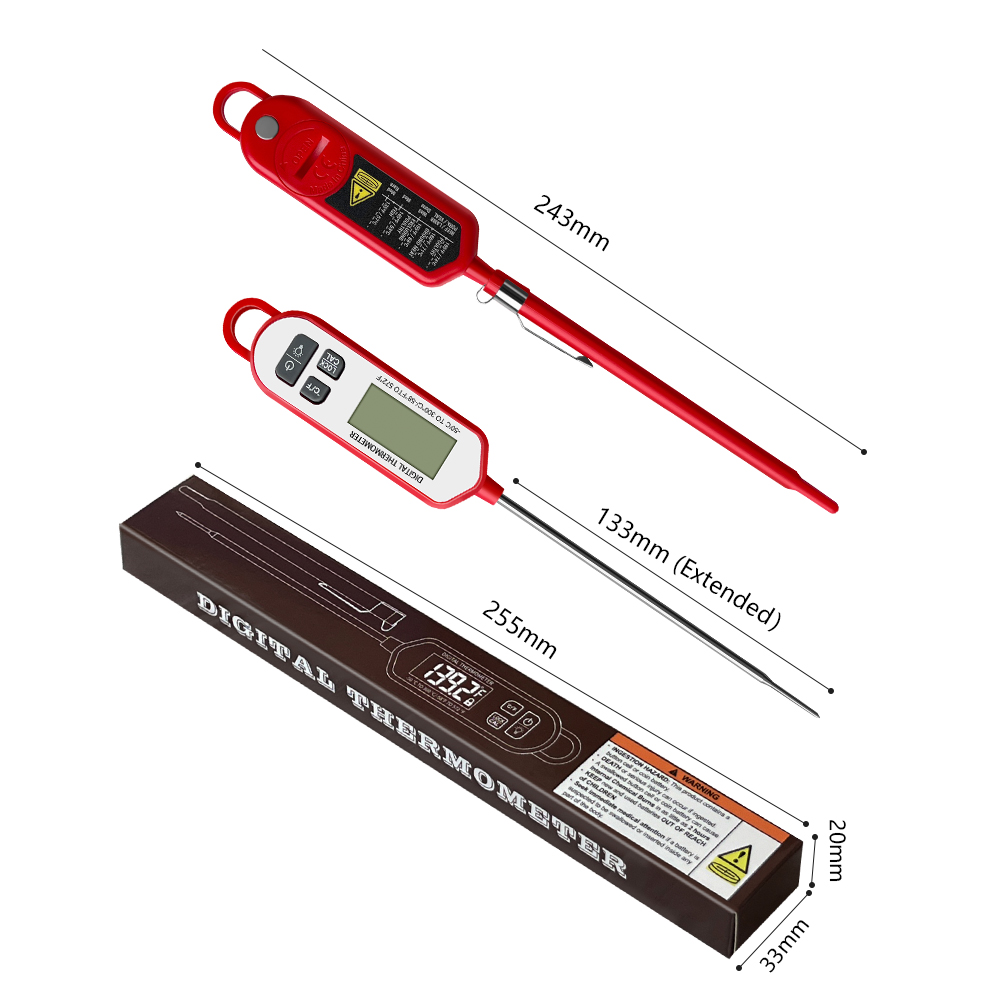 ميزان حرارة اللحوم الرقمي، شاش - مراجعة Digital Thermometer Probe وسعره
