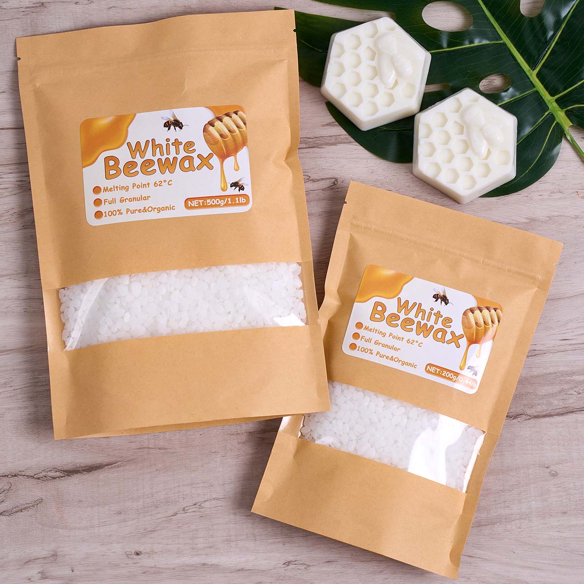 1000 جرام شمع العسل الأبيض لتق - مراجعة Candle Supplies Beeswax وسعره