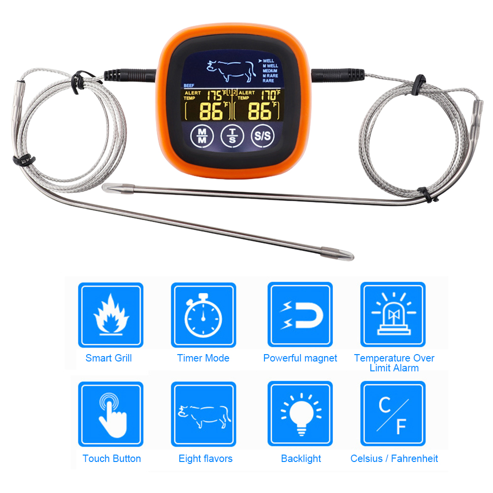 ميزان حرارة رقمي للمطبخ بشاشة  - مراجعة Digital Thermometer Probe وسعره