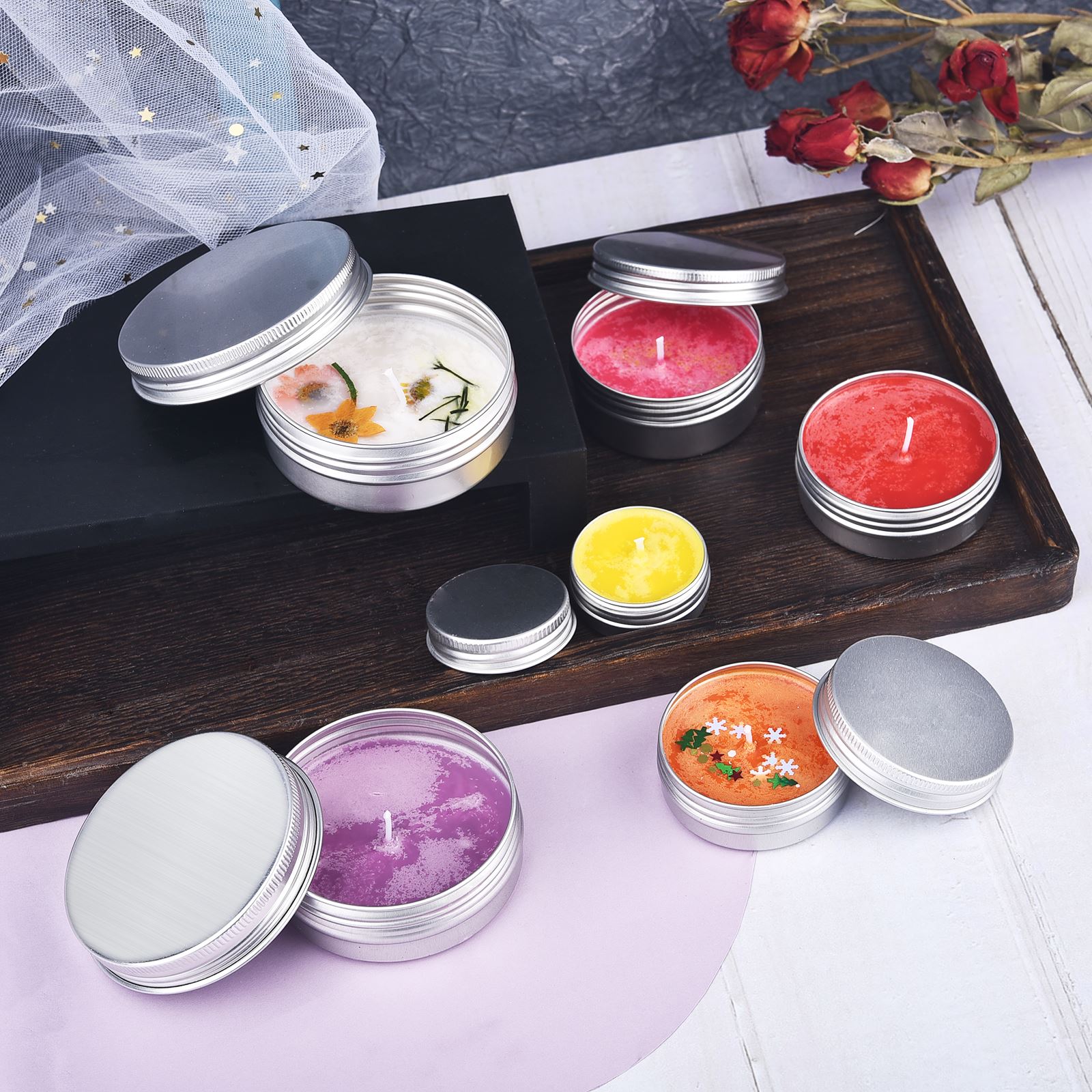 2g صبغ الألوان من الشمع شمعة ا - مراجعة Candle Making Supplies Usa وسعره