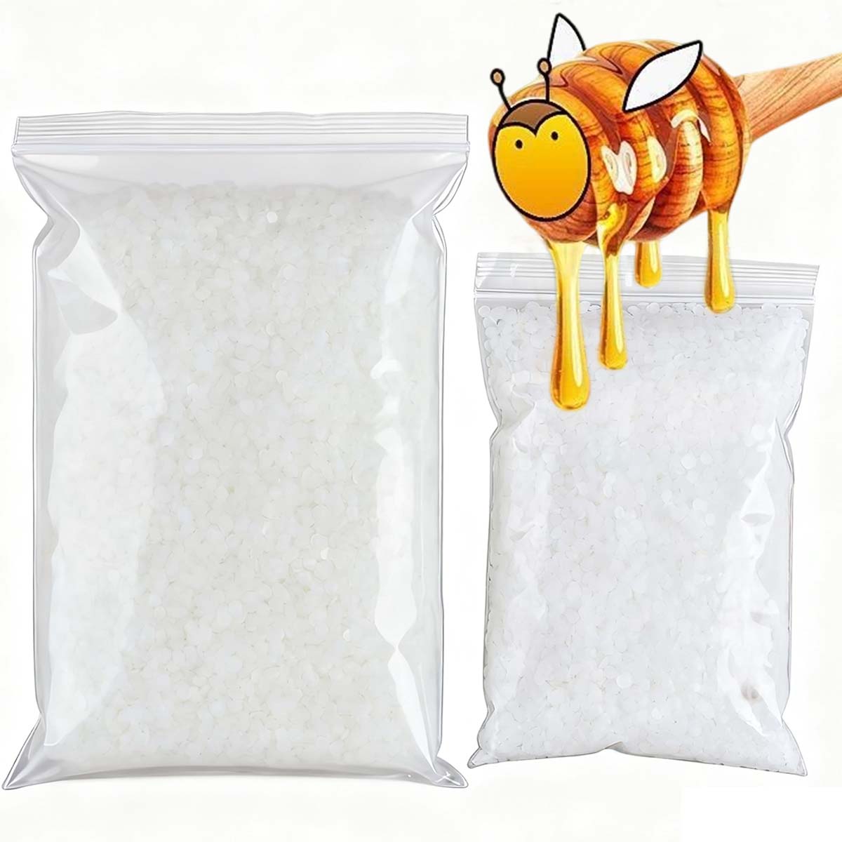 200 جرام-1000 جرام شمع العسل ا - مراجعة Candle Supplies Beeswax وسعره