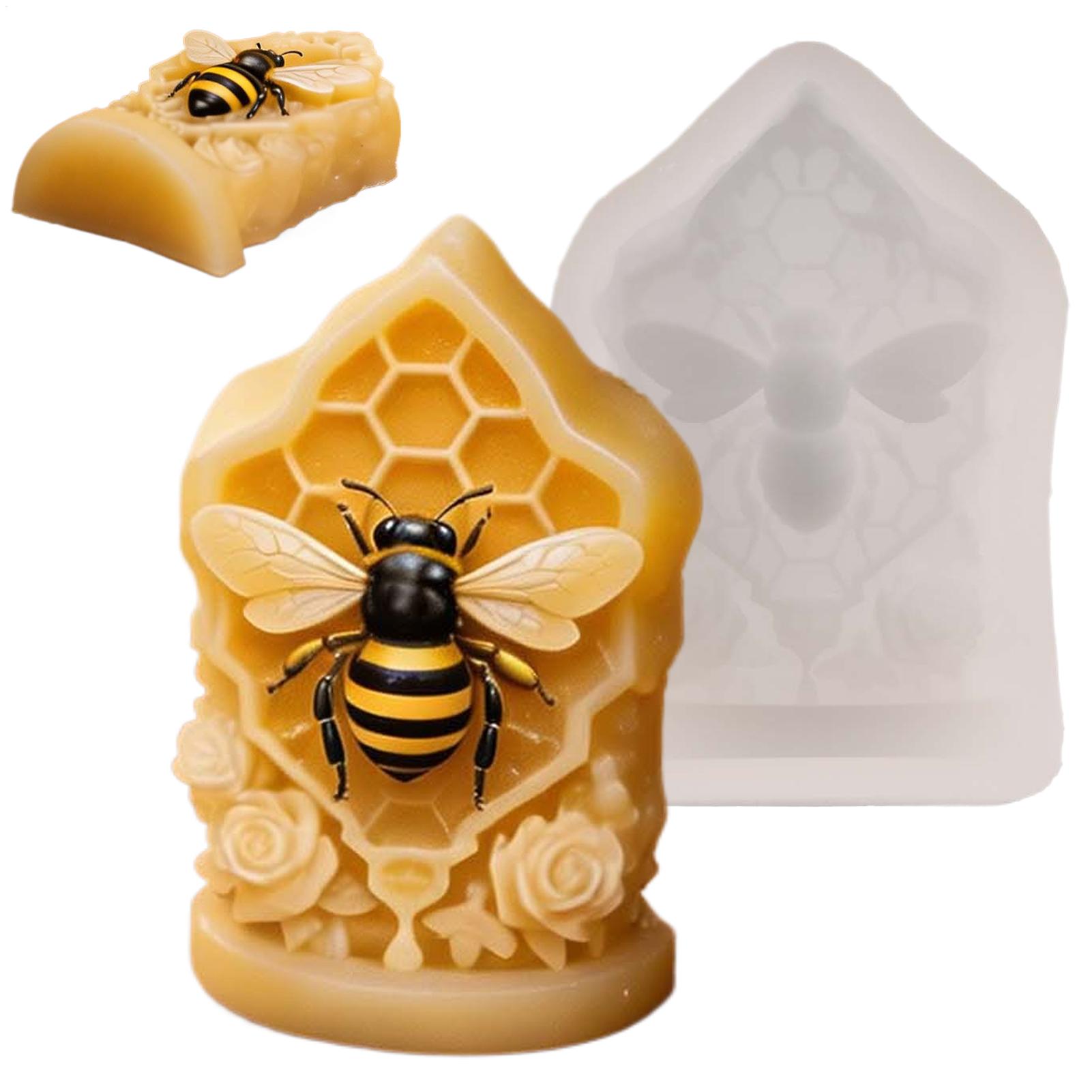 قالب سيليكون على شكل خلية نحل  - مراجعة Candle Supplies Beeswax وسعره