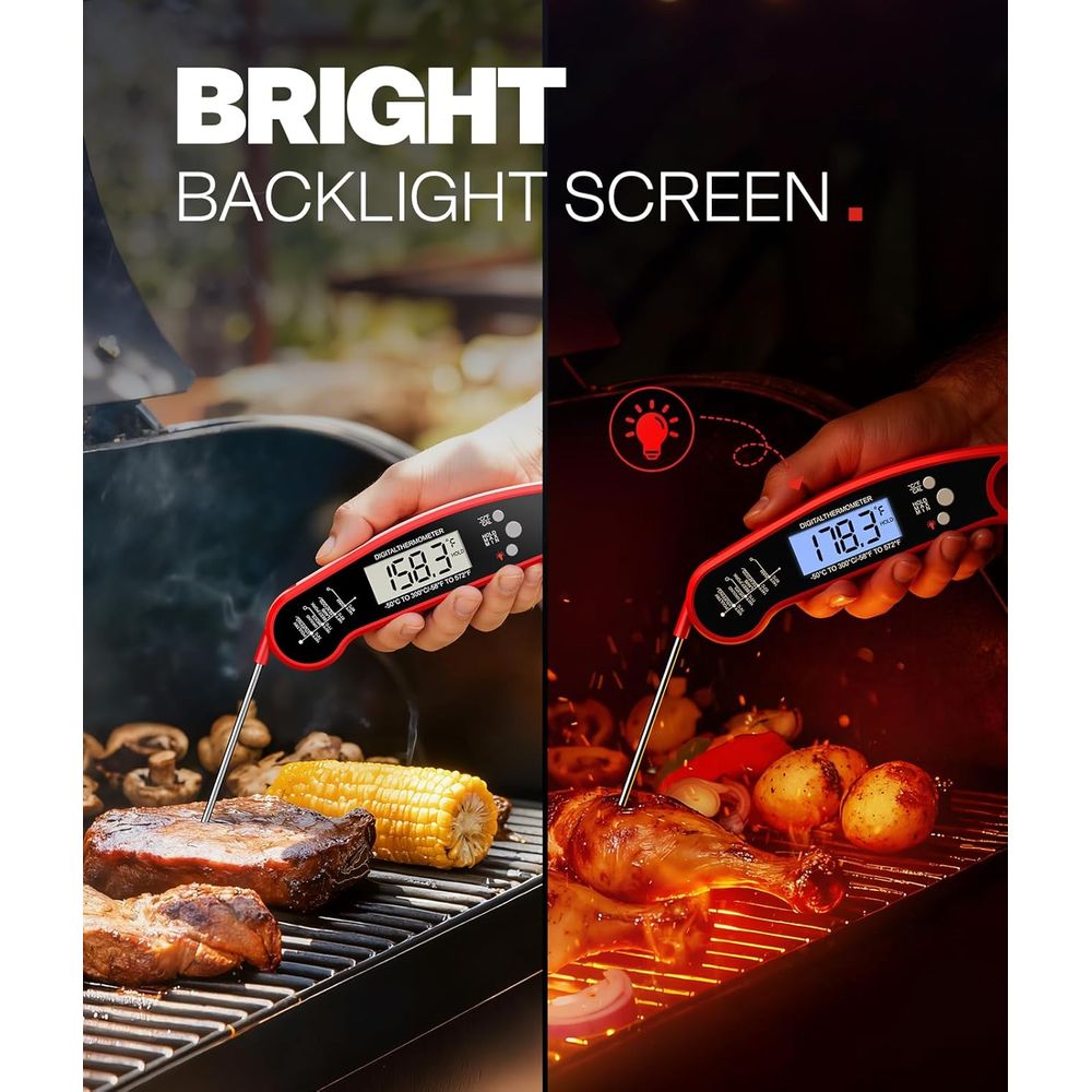 ميزان حرارة رقمي للحوم للشواء، - مراجعة Digital Thermometer Probe وسعره