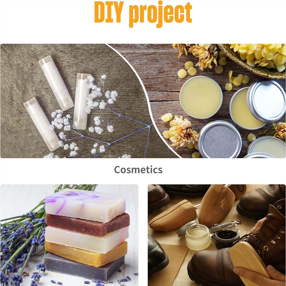100 جرام شمع العسل الأبيض الطب - مراجعة Candle Supplies Beeswax وسعره